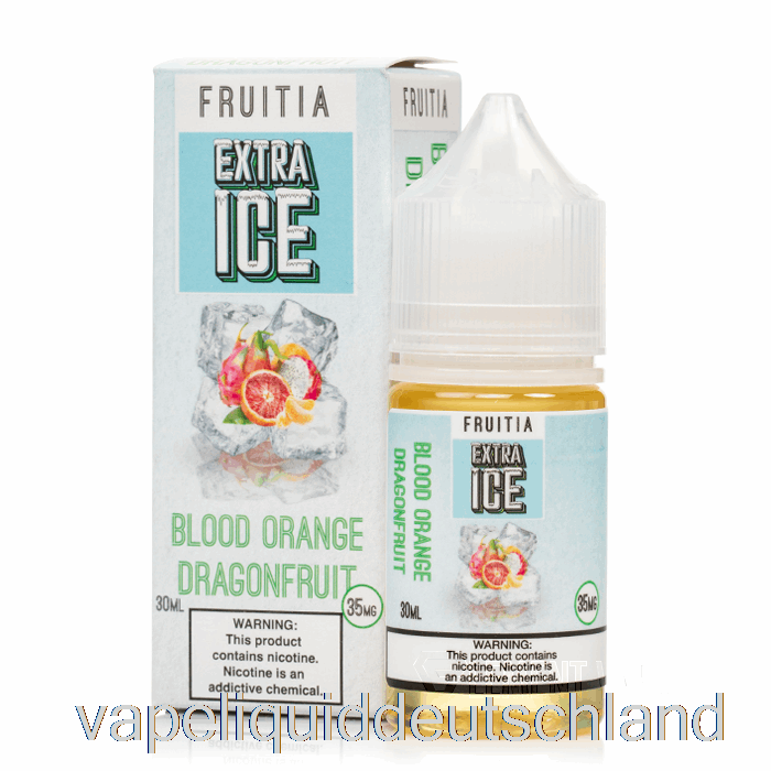 Blutorangen-Drachenfrucht – Extra Eis – Fruitia-Salze – 30 Ml 35 Mg Vape-Flüssigkeit